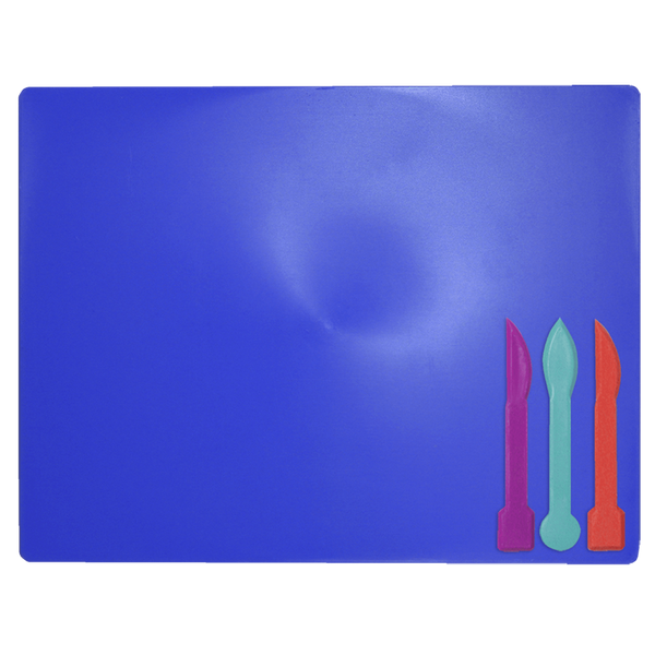 Дошка для пластиліну + 3 стеки для ліплення синя KIDS Line ZB.6910-02 фото