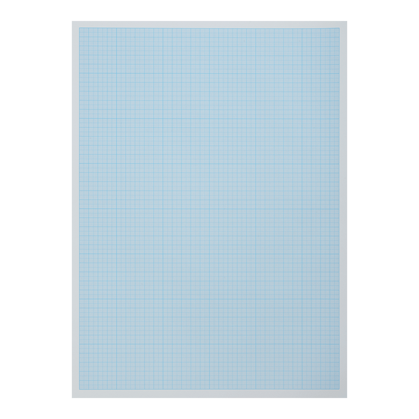 Папір міліметровий А3 80г/м2 блакитний 10 аркушів KIDS Line ZB.1931 фото