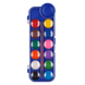 Краски акварельные сухие с кисточкой 12 цветов синий пенал KIDS Line ZB.6559-02 фото 2