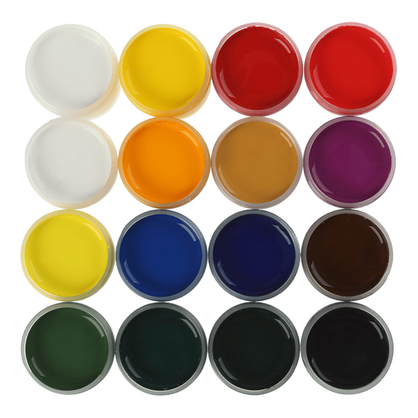 Набір гуашевих фарб 16 кольорів по 20 мл KIDS Line Classic ZB.6613 фото