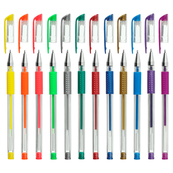 Набір з 12 гелевых ручок Neon & Metallic KIDS Line ZB.2205-99 фото