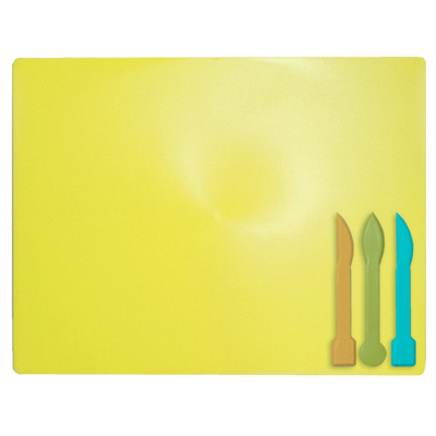 Доска для пластилина + 3 стека для лепки желтая KIDS Line ZB.6910-08 фото