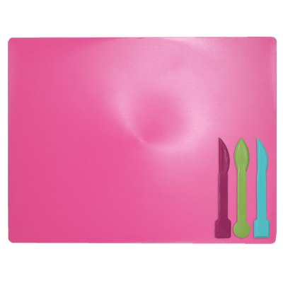 Доска для пластилина + 3 стека для лепки розовая KIDS Line ZB.6910-10 фото