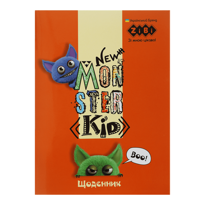 Щоденник шкільний Monsters A5 40 аркушів м'яка обкладинка SMART Line ZB.13115 фото