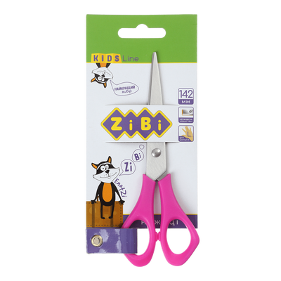 Ножиці дитячі для шульги 142 мм рожеві KIDS Line ZB.5002-10 фото