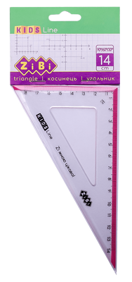 Угольник 60° и 90° с розовой полоской KIDS Line ZB.5622-10 фото