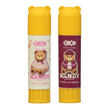 Клей-олівець, 15 г, PVP, Zibi Bear Toy 3 шт (ZB.6304.3) ZB.6304.3 фото