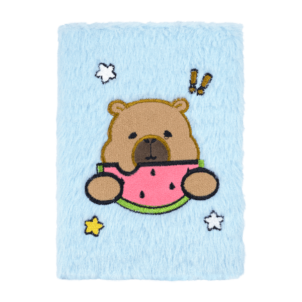 Блокнот плюшевий Capybara Zibi №12, A5, 80 аркушів, клітинка ZB.700033 фото