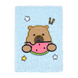 Блокнот плюшевий Capybara Zibi №12, A5, 80 аркушів, клітинка ZB.700033 фото 6
