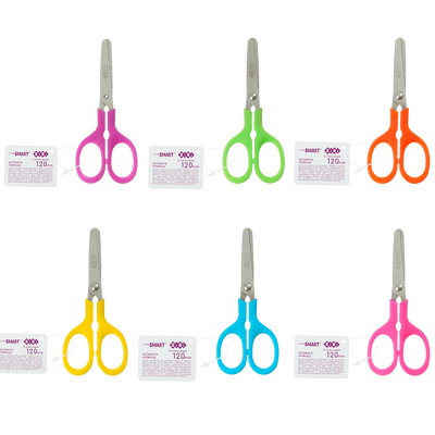 Ножницы детские 120 мм Neon ассорти цветов SMART Line ZB.5006 фото