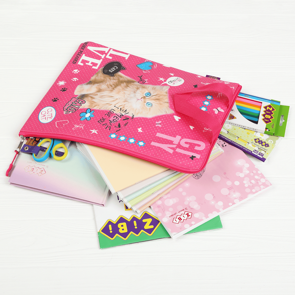 Папка-портфель вертикальна А4 KIDS Line Кошеня ZB.705536 фото