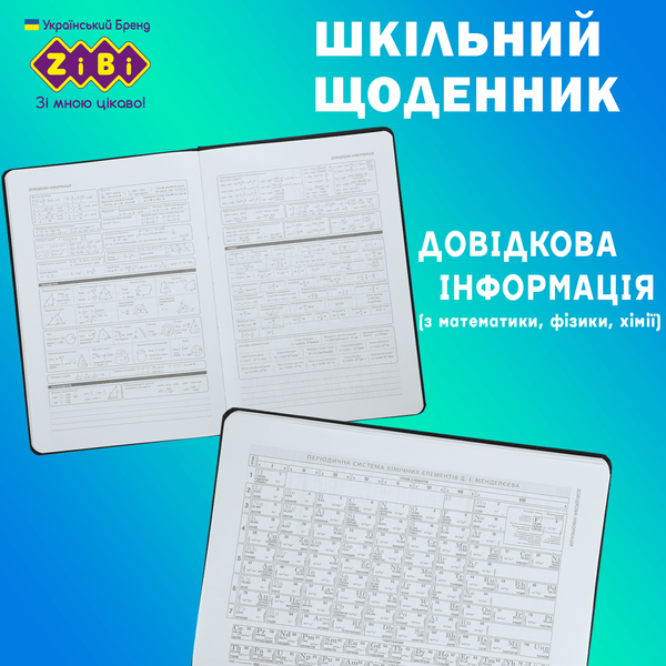 Щоденник шкільний Play B5 48 аркушів тверда обкладинка зі штучної шкіри KIDS Line ZB.13228-02 фото