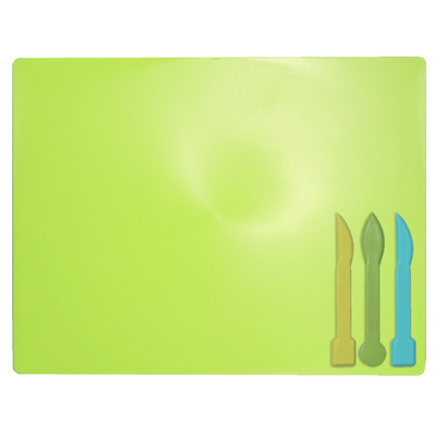 Доска для пластилина + 3 стека для лепки салатовая KIDS Line ZB.6910-15 фото