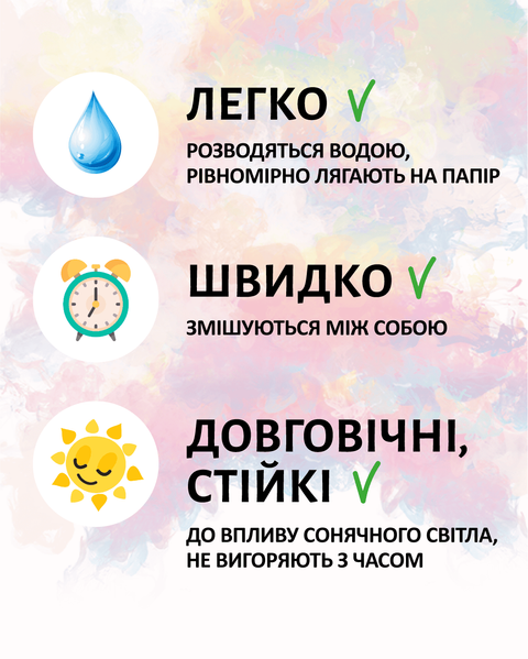 Краски акварельные сухие с кисточкой 12 цветов розовая палитра KIDS Line ZB.6558-10 фото