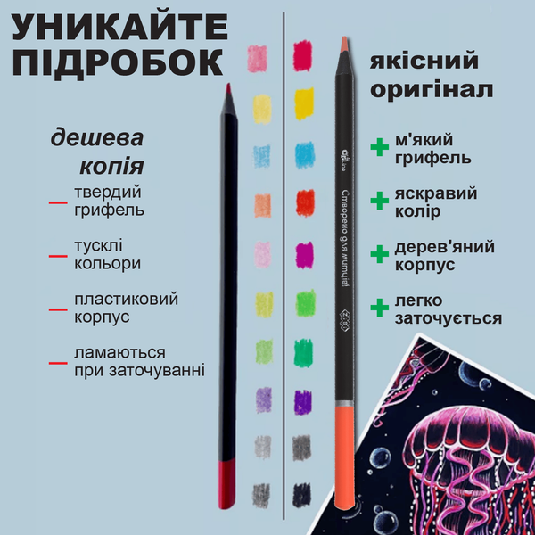 Олівці кольорові ART Line 24 кольори ZB.2434 фото