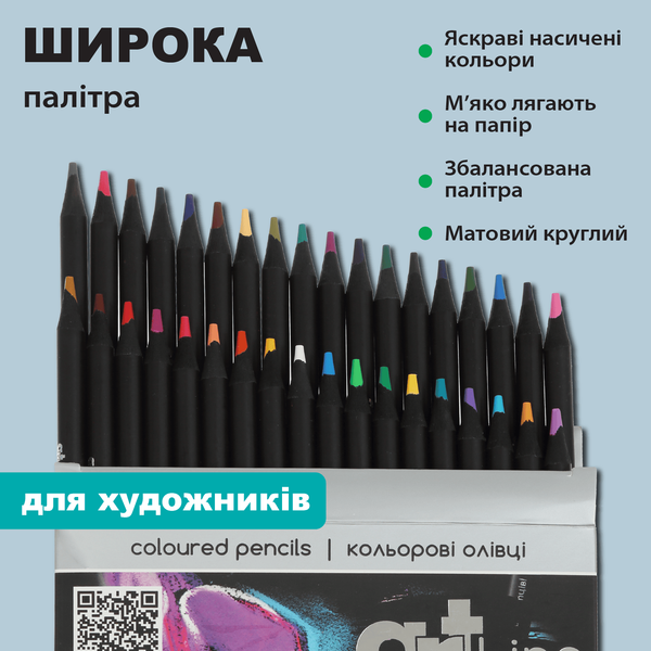 Олівці кольорові ART Line 36 кольорів ZB.2435 фото