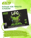 Альбом для малювання Zibi UFO A4 20 арк. 120 г/м&sup2; на скобі, зелений (ZB.1423-04) ZB.1423-04 фото 5