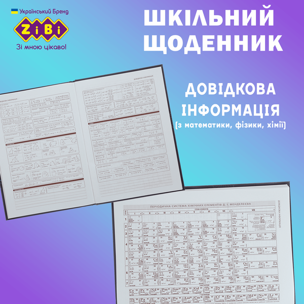 Дневник школьный Chic B5 48 листов твердая обложка KIDS Line ZB.13813 фото