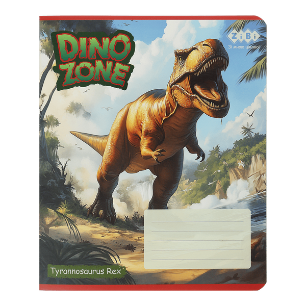 Тетрадь ученическая школьная ZiBi Dino 12 листов в линию ZB25.1751L фото
