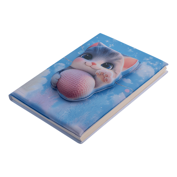 Блокнот Kitty Zibi 3D А5 80 аркушів у клітинку Soft PU обкладинка асорті (ZB.700008) ZB.700008 фото