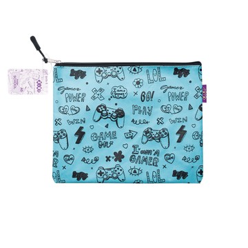 Папка на блискавці А5 блакитна KIDS Line ZB.705530-14 фото