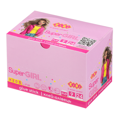 Купить Клей-карандаш ZiBi Super Girl PVP 9г ZB.6303 в интернет