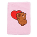 Блокнот плюшевий Capybara Zibi А5 80 аркушів у клітинку штучне хутро асорті (ZB.700019) ZB.700019 фото 5