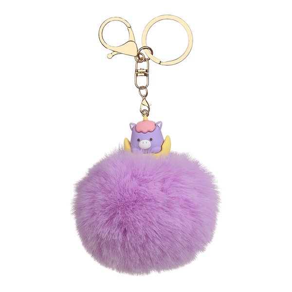 Брелок ZiBi PomPom Angel Pet, хутро асорті дизайни ZB.706701 фото