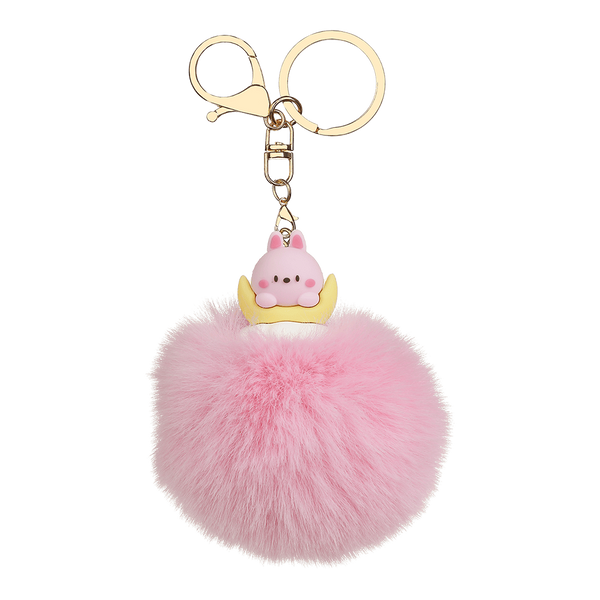 Брелок ZiBi PomPom Angel Pet, хутро асорті дизайни ZB.706701 фото