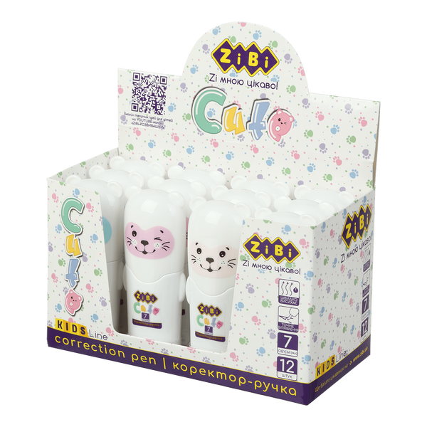 Коректор-ручка 7 мл CUTE спиртова основа KIDS Line ZB.2902 фото