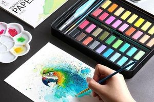 Цветной мир творчества: все, что нужно знать о красках для рисования фото