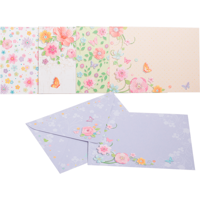 Набор для создания открыток с цветными конвертами CHARM ZB.18223-AD фото