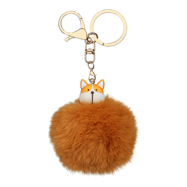 Брелок ZiBi PomPom Cutie, хутро асорті дизайни ZB.706705 фото