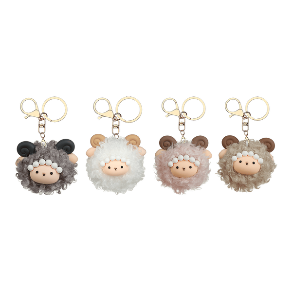 Брелок ZiBi PomPom Cutie, хутро асорті дизайни ZB.706705 фото