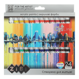 Фарби акрилові 24 кольори по 12 мл ART Line ZB.6664 фото