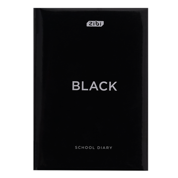 Щоденник шкільний В5, 48 аркушів, тверда обкладинка, Zibi Black (ZB.13812) ZB.13812 фото