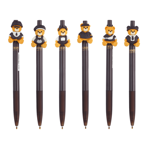 Ручка кулькова автоматична ZiBi Bear Suit 0,7 мм синя ZB.2104 фото