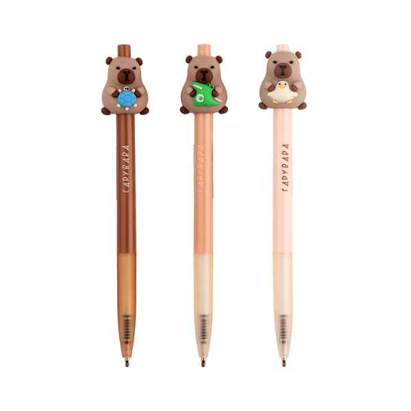Ручка кулькова автоматична ZiBi Capybara 0,7 мм синя ZB.2105 фото