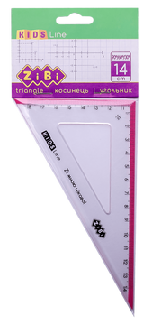 Косинець 60° та 90° з рожевою смужкою KIDS Line ZB.5622-10 фото