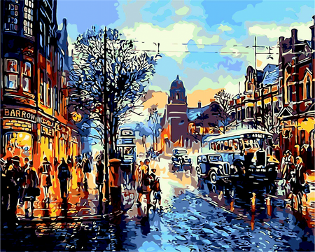 Картина за номерами Осінь в місті 40х50 см ART Line ZB.64185 фото
