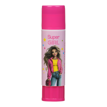 Клей-олівець, 9 г, PVP, з кольоровим індикатором, Zibi Super Girls 5 шт (ZB.6303.5) ZB.6303.5 фото
