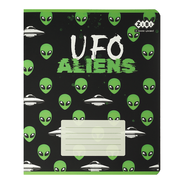 Зошит учнівський шкільний ZiBi UFO 24 аркуші в лінію ZB25.1771L фото