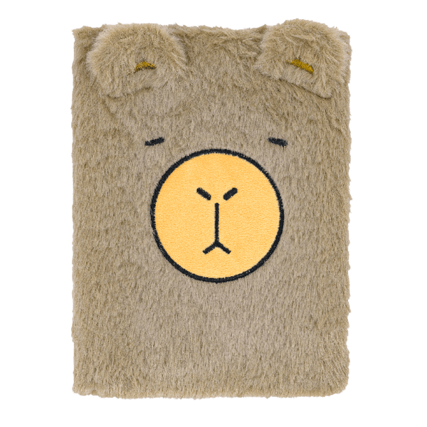 Блокнот плюшевий Capybara Zibi №20, A5, 80 аркушів, клітинка ZB.700041 фото
