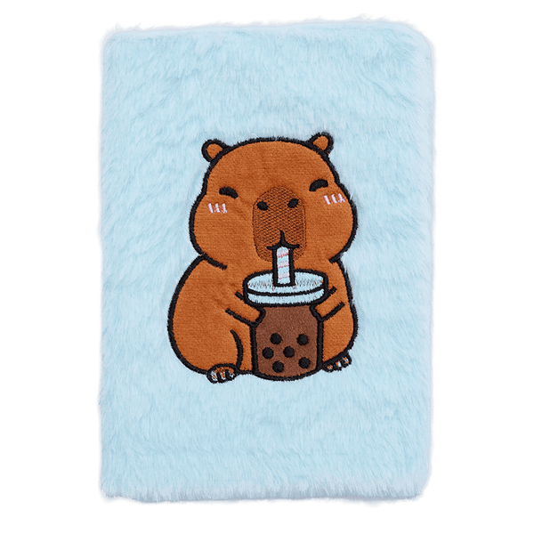 Блокнот плюшевий Capybara Zibi №2, A5, 80 аркушів, клітинка ZB.700016 фото