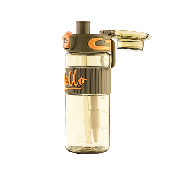 Бутылка для воды Zibi HELLO, 500 мл, темно-зеленая (ZB.3030-16) ZB.3030-16 фото